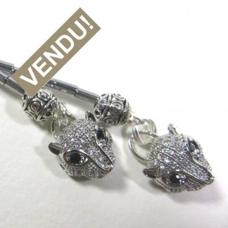 Sautoir aux DEUX PANTHERES