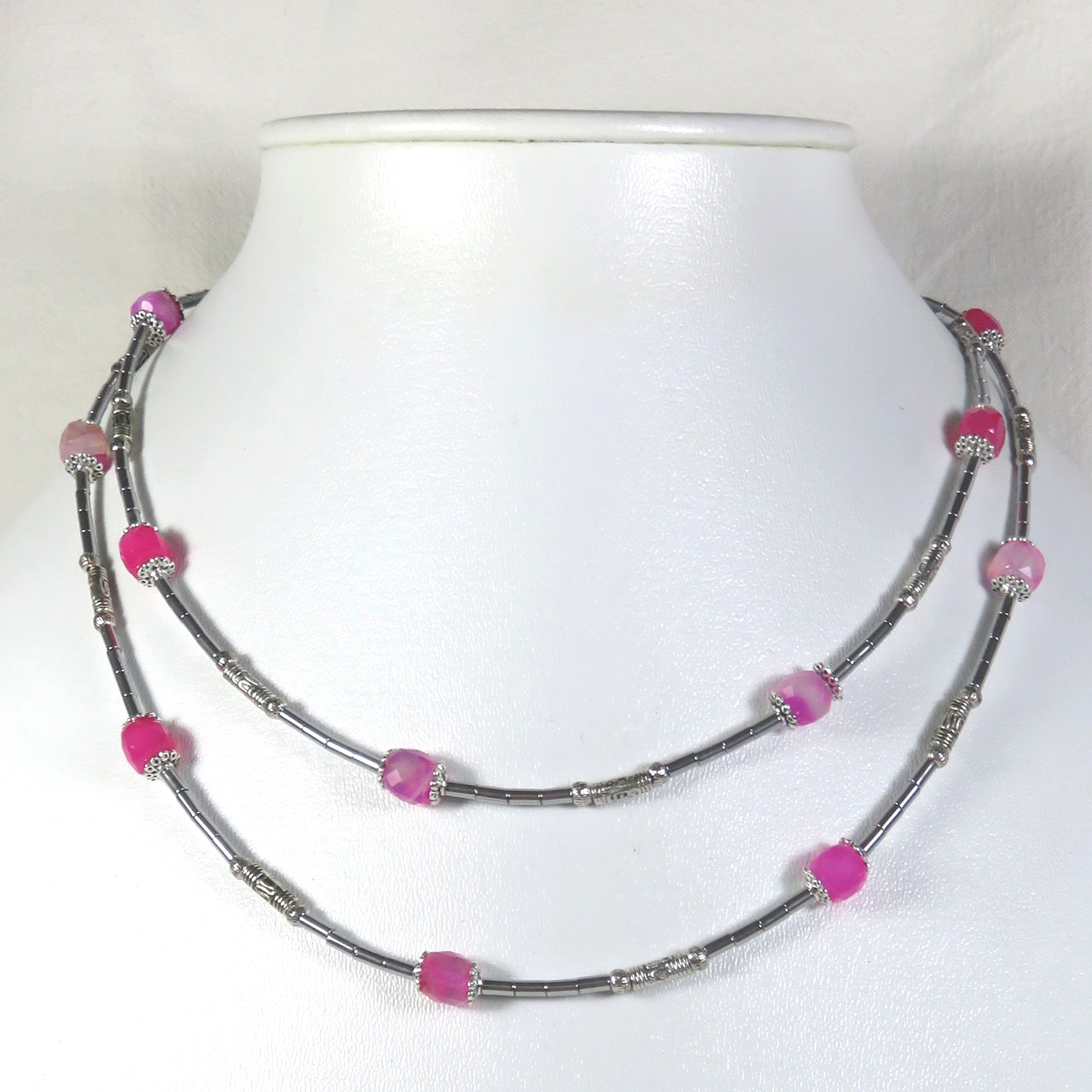 Sautoir ROSE BARBIE – Image 2