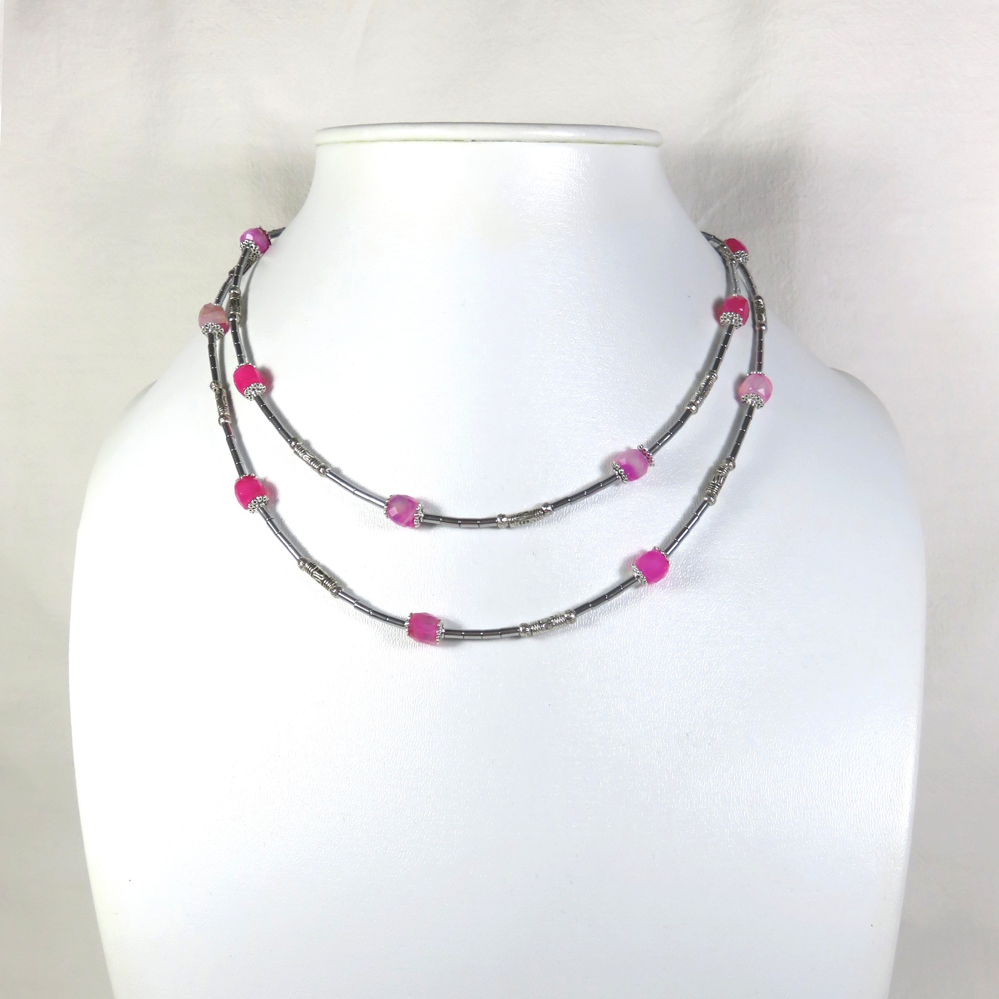 Sautoir ROSE BARBIE – Image 4